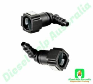 2 female 90 degree quick connectors