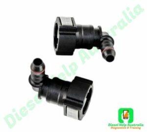 2 x 9.49mm female quick connectors