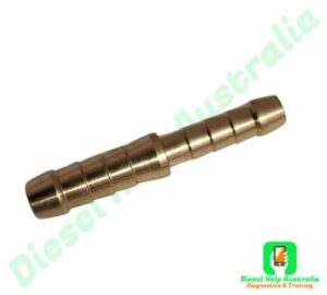 8mm to 6mm brass reducer