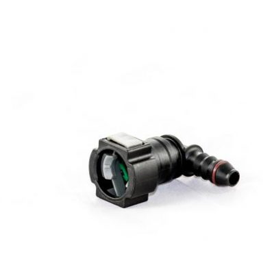 949FL8/ODOR 9.49mm female / elbow / Oring barbed 8mm