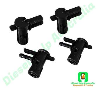 Bosch Piezo single Return Leak Off / waste joint